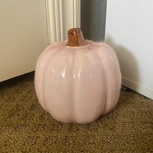 Small Ceramic Pink Pumpkin